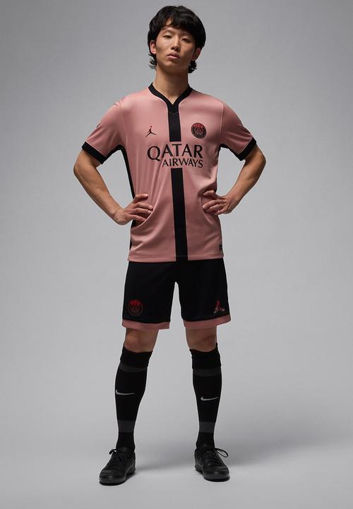 Nike - Paris Saint-Germain 2024/25 Stadium Third jersey - rust pink/black