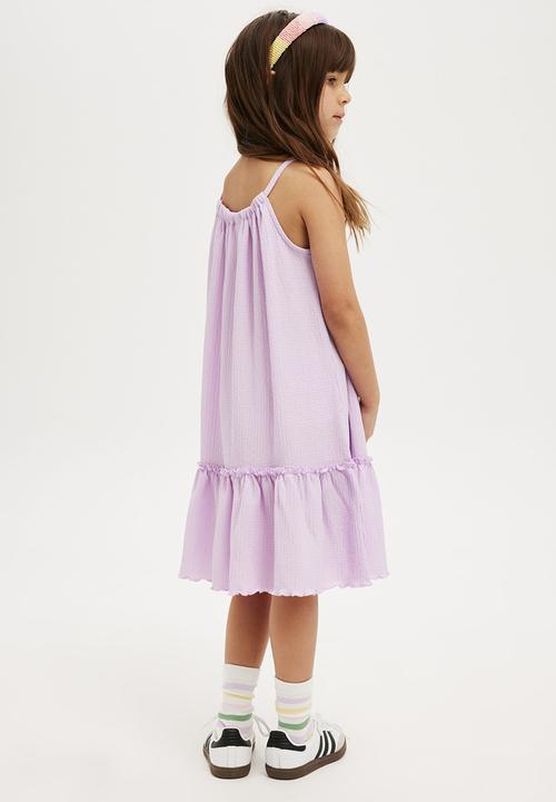 Cotton On - Hallie tiered dress - lilac drop