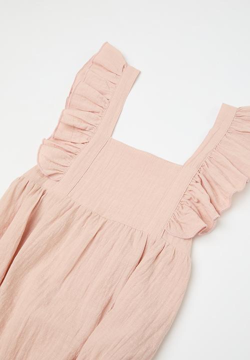 Pop Candy - Frilled sleeve romper - pink