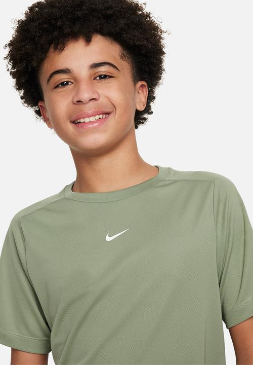 Nike - B nk df multi ss top - oil green/white