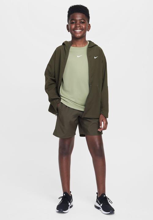 Nike - B nk df multi ss top - oil green/white