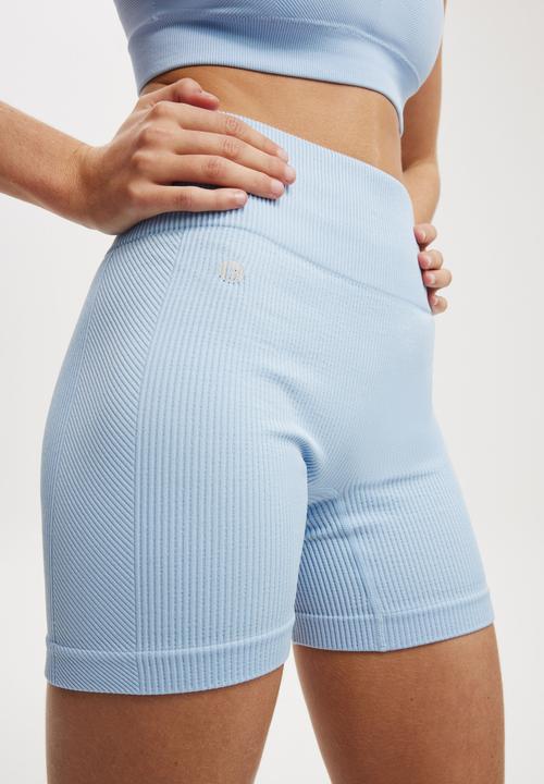 Cotton On - Seamless Rib Bike Short-Windsurfer