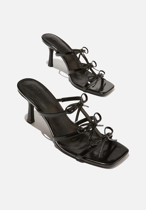 Cotton On - Edie Statement Mule - Black Multi Bow