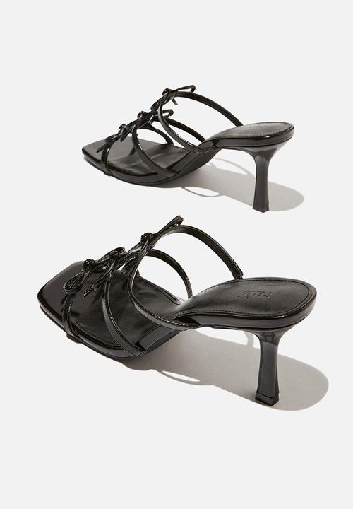 Cotton On - Edie Statement Mule - Black Multi Bow