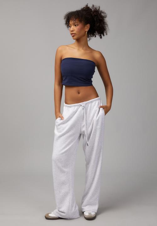Factorie - Crop Jersey Bandeau - Navy Blazer