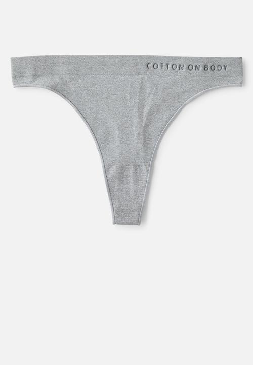 Cotton On - Seamless High Cut G String 3 Pack - Multi