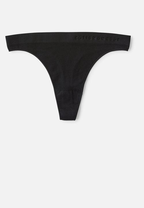 Cotton On - Seamless High Cut G String 3 Pack - Multi