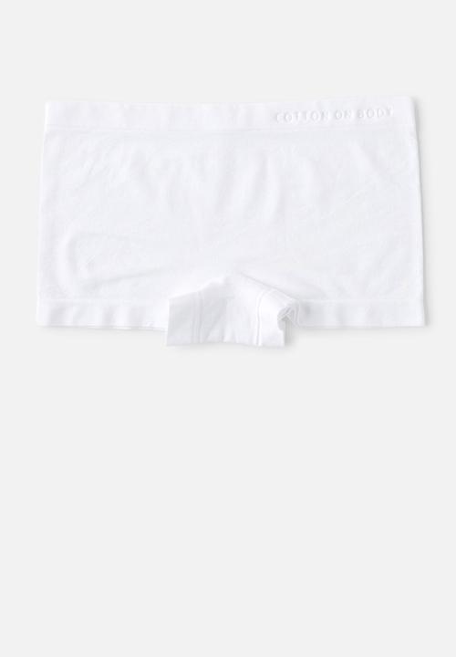 Cotton On - Seamless Light Weight Boyshort Brief 5 Pack - Multi