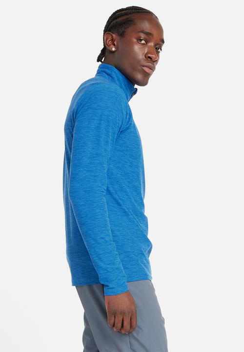 New Balance  - New Balance Space Dye QTR Zip - Blue Agate