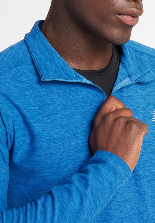 New Balance  - New Balance Space Dye QTR Zip - Blue Agate