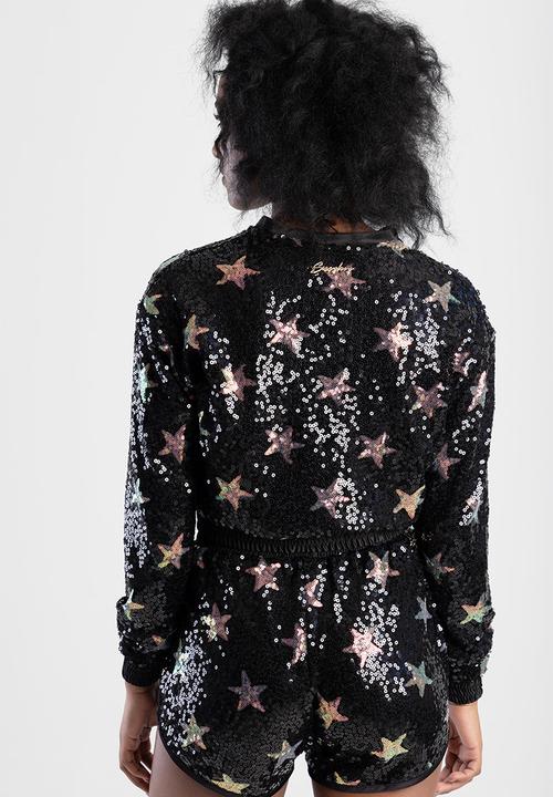 SISSY BOY - Bomber Style Tracksuit Jacket - Black Multi