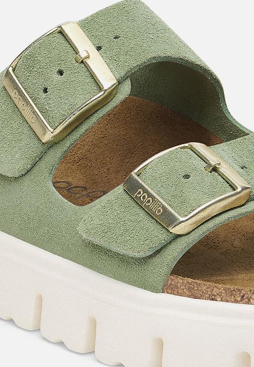 Birkenstock - Arizona chunky suede narrow - green tea