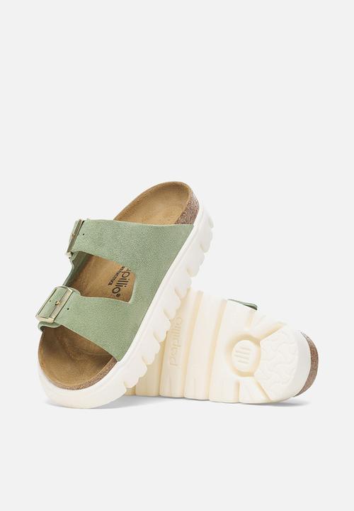 Birkenstock - Arizona chunky suede narrow - green tea