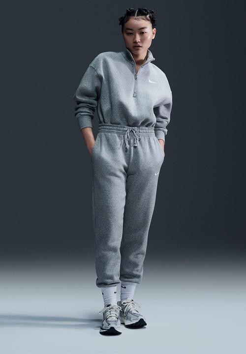 Nike - Nike Sportswear Phoenix Fleece - Dk Grey Heather/Sail