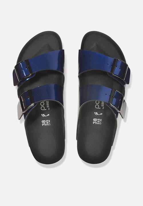 Birkenstock - Arizona platform narrow - metallic blue