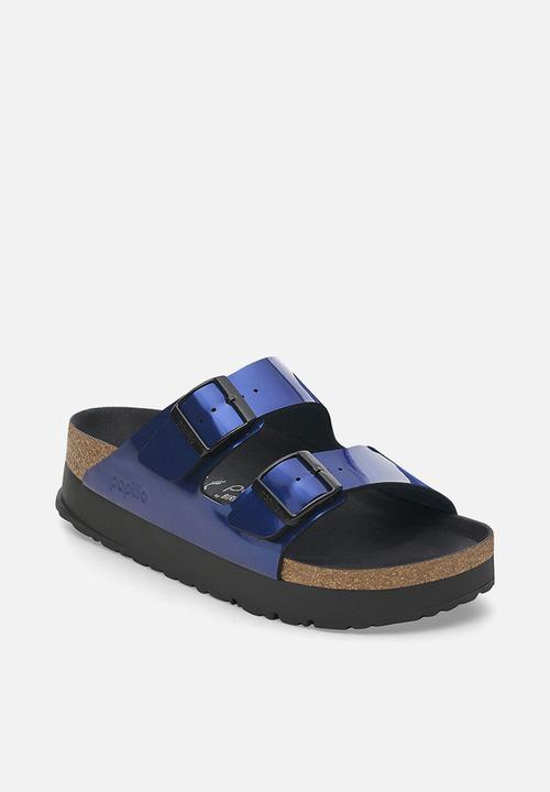 Birkenstock - Arizona platform narrow - metallic blue