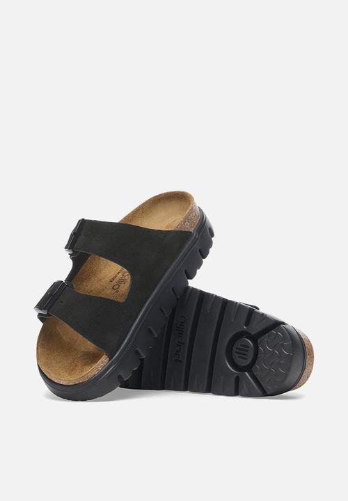 Birkenstock - Arizona chunky suede narrow - black