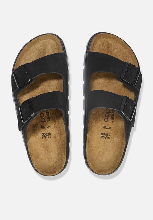 Birkenstock - Arizona chunky suede narrow - black