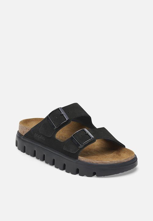 Birkenstock - Arizona chunky suede narrow - black