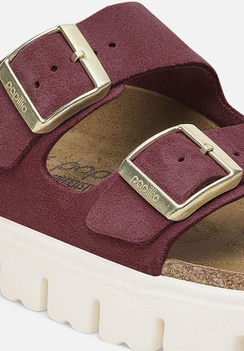 Birkenstock - Arizona chunky suede narrow - berry crush