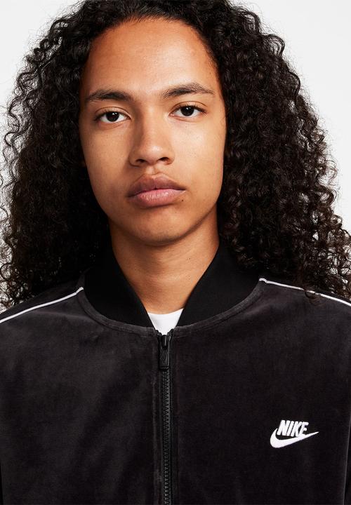 Nike - Nike Men's Club Velour Jacket- Black
