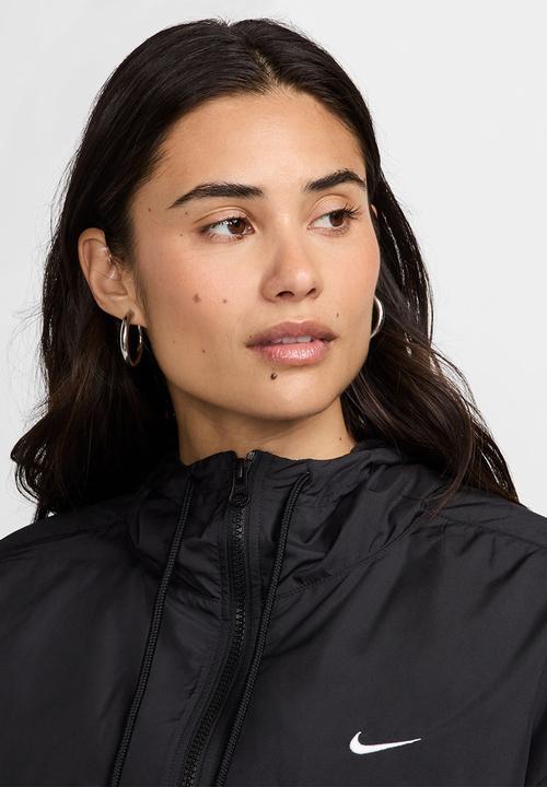 Nike - Nike essential UV woven jacket - Black/White