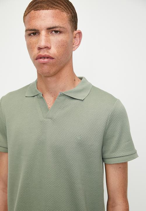 Brave Soul - Polo T-Shirts - Washed Sage