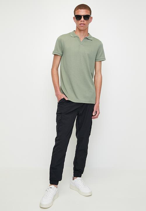 Brave Soul - Polo T-Shirts - Washed Sage