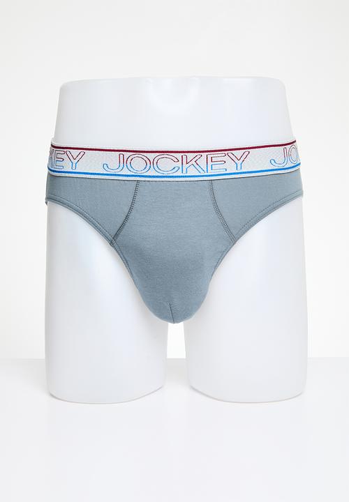 Jockey - 3 PK Plain New Gen Jockey Brief - Blue