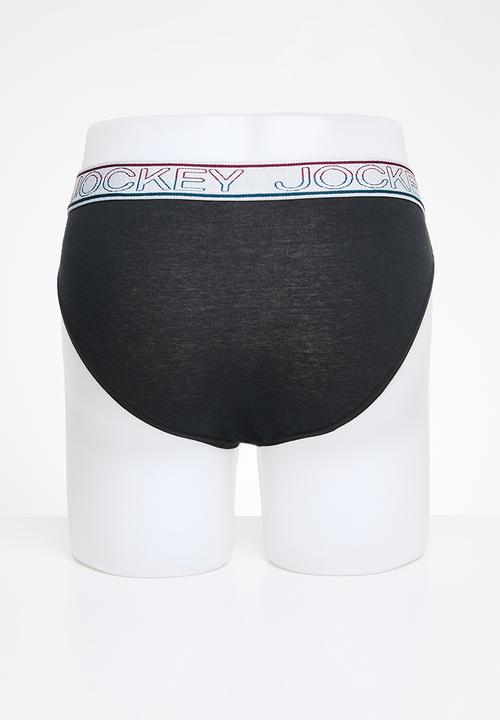 Jockey - 3 PK Plain New Gen Jockey Brief  - Multi