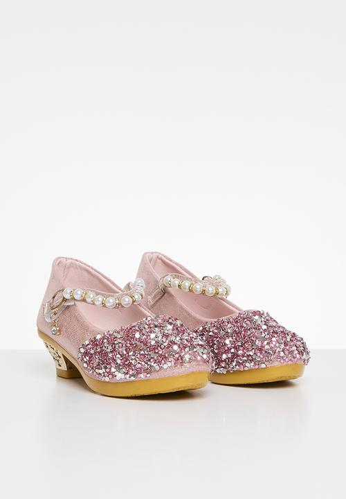 Pop Candy - Sequined kitten heels-pink