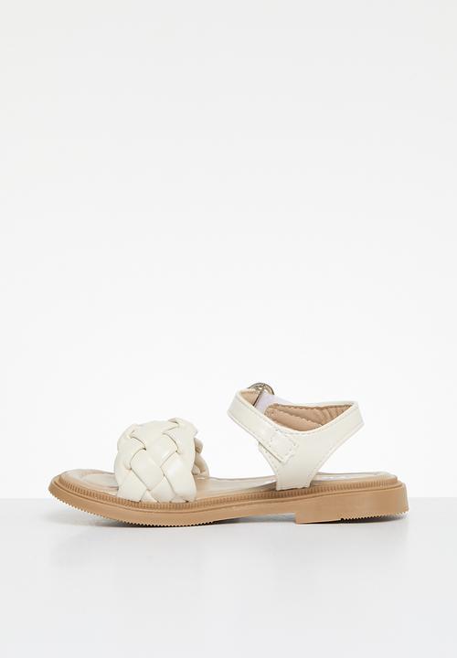 Pop Candy - Braided sandals - white