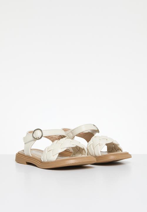 Pop Candy - Braided sandals - white