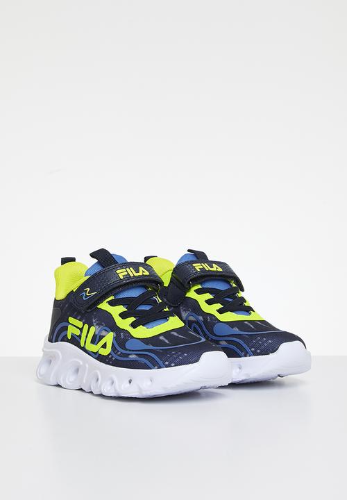 FILA - Cam Lights Infants - Black/Lime/Blue