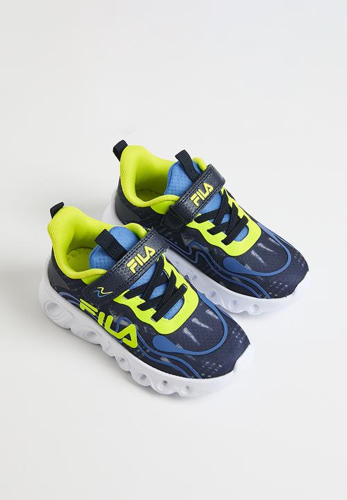FILA - Cam Lights Infants - Black/Lime/Blue