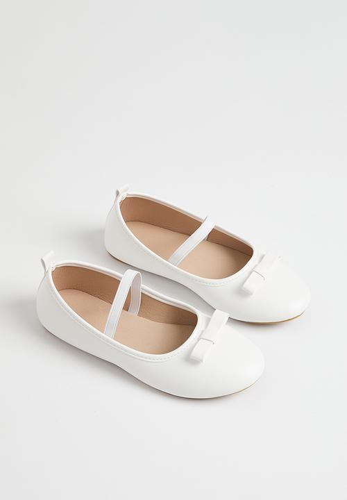 Pop Candy - Bow decor pumps - white