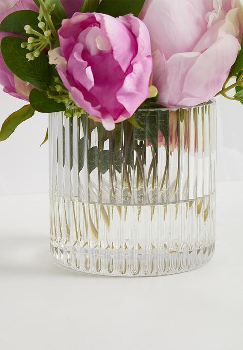Silk By Design - Mixed Peony Arrangement Small – Pink
