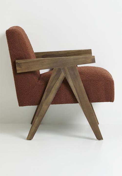 Sixth Floor - Corby occasional chair - rust