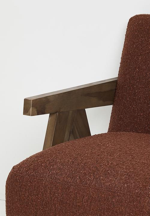 Sixth Floor - Corby occasional chair - rust
