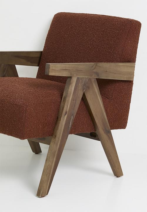 Sixth Floor - Corby occasional chair - rust