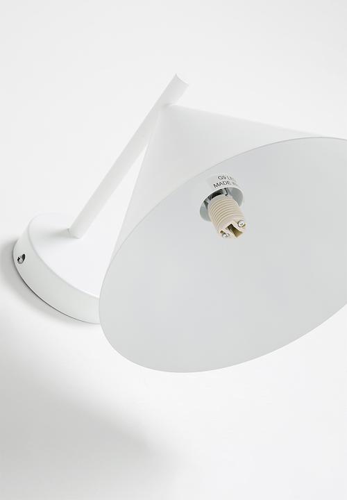 Sixth Floor - Coni Wall Lamp -  White