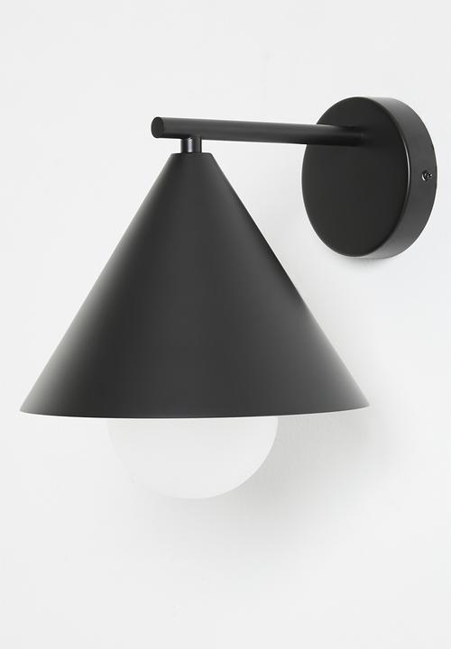 Sixth Floor - Coni Wall Lamp -  Black