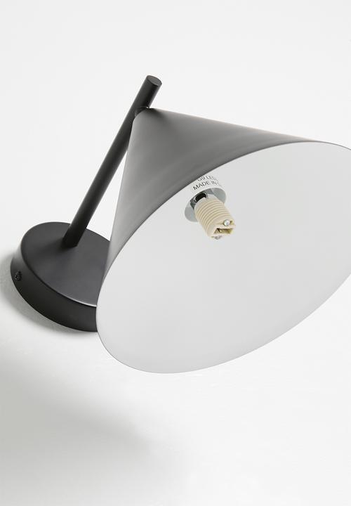 Sixth Floor - Coni Wall Lamp -  Black