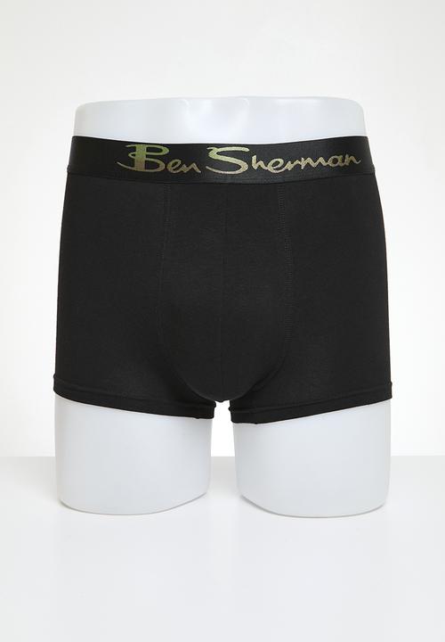 Ben Sherman - Bs Trunks David 3 Pack - Black