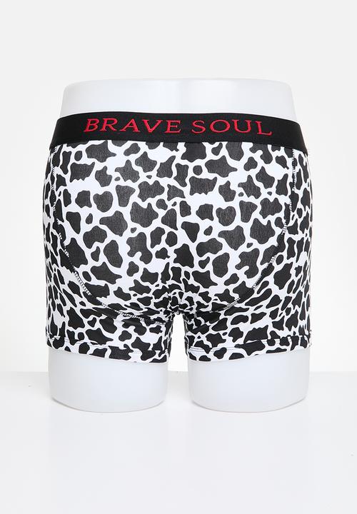 Brave Soul - Underwear 2 Pack - Optic White & Jet Black