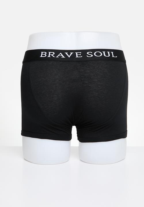 Brave Soul - Underwear 2 Pack - Black