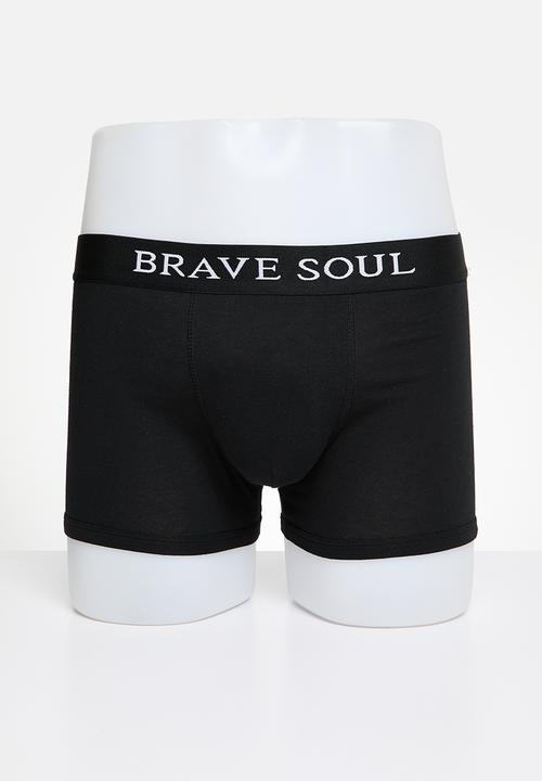 Brave Soul - Underwear 2 Pack - Black