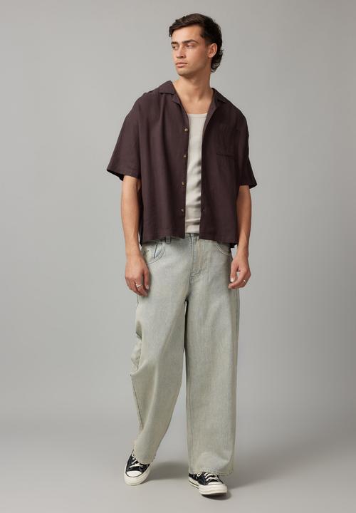 Factorie - Textured Street Shirt - Texture/Choc Torte