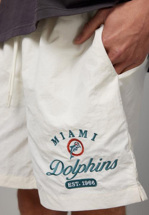 Factorie - Nfl Street Short - Lcn Nfl Eggshell Embroidery/Dolphins