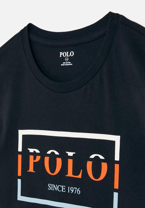 POLO - Boys cooper embossed short sleeve tee - navy